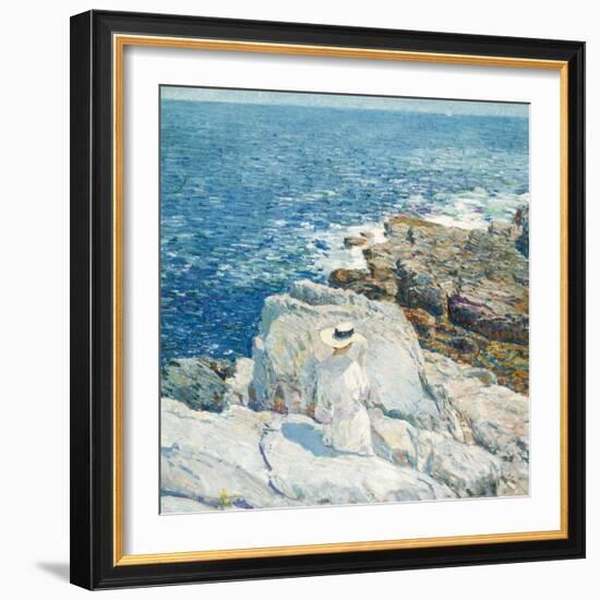 The South Ledges, Appledore, 1913-Childe Hassam-Framed Giclee Print