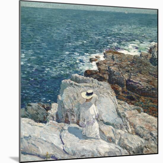 The South Ledges, Appledore-Frederick Childe Hassam-Mounted Art Print