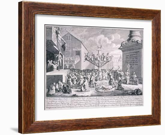 The South Sea Bubble, 1721-William Hogarth-Framed Giclee Print