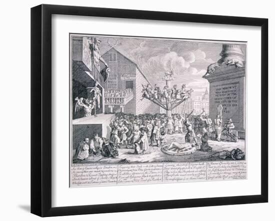 The South Sea Bubble, 1721-William Hogarth-Framed Giclee Print