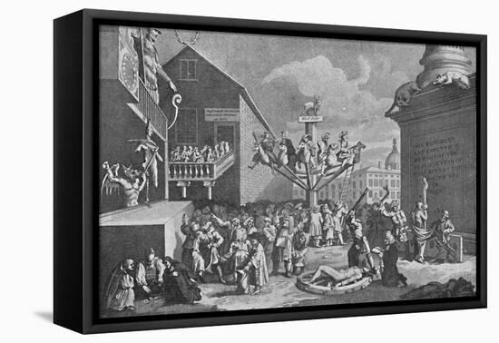 'The South Sea Bubble, from a print by William Hogarth', 1721, (1904)-William Hogarth-Framed Premier Image Canvas