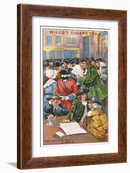 The South Sea Bubble-English School-Framed Giclee Print