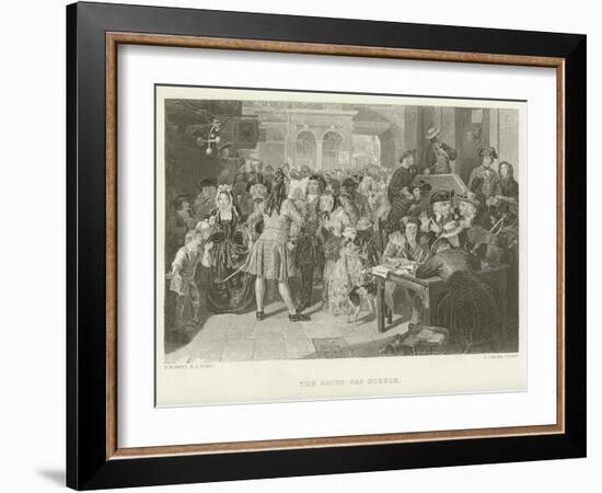 The South Sea Bubble-Edward Matthew Ward-Framed Giclee Print