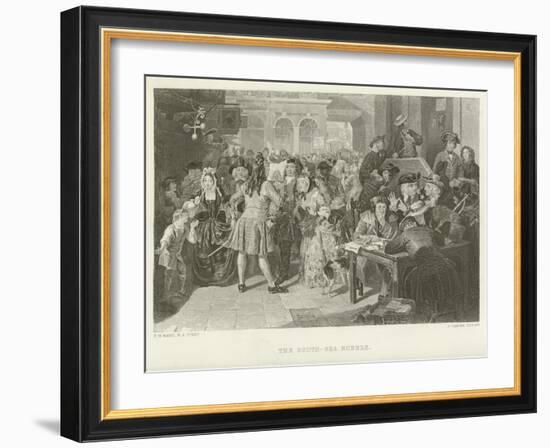 The South Sea Bubble-Edward Matthew Ward-Framed Giclee Print