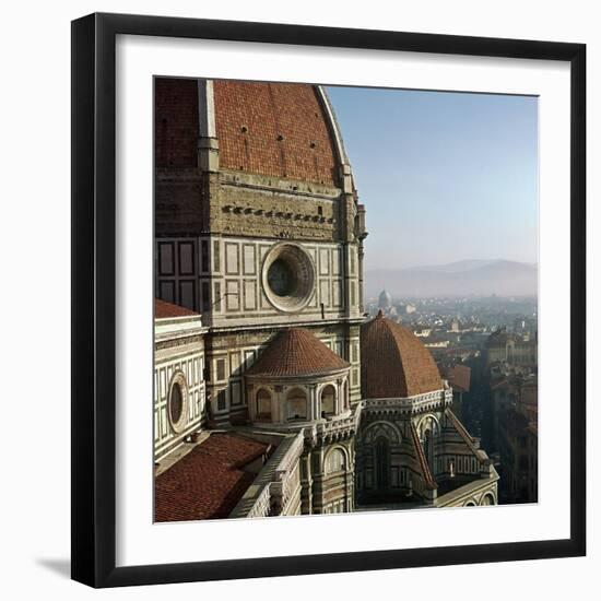 The South Side of the Basilica Di Santa Maria Del Fiore in Florence, 15th Century-Arnolfo di Cambio-Framed Photographic Print