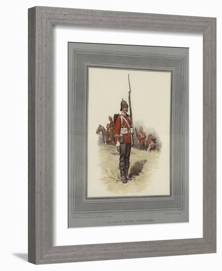 The South Wales Borderers-Charles Edwin Fripp-Framed Giclee Print