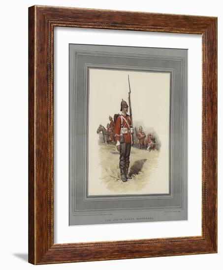 The South Wales Borderers-Charles Edwin Fripp-Framed Giclee Print