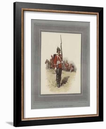 The South Wales Borderers-Charles Edwin Fripp-Framed Giclee Print