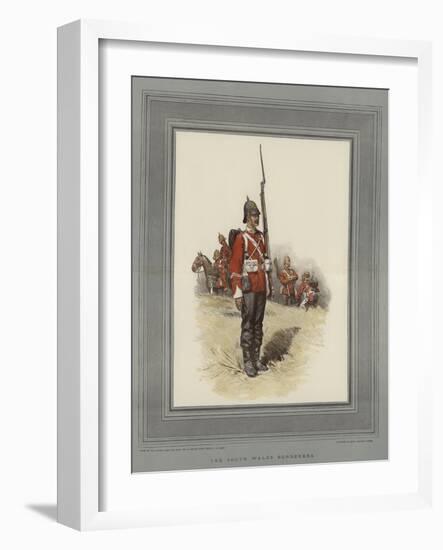 The South Wales Borderers-Charles Edwin Fripp-Framed Giclee Print