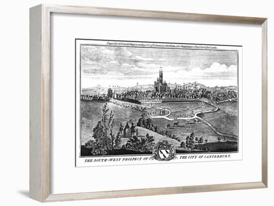 'The South-West Prospect of the City of Canterbury.', c1776-Unknown-Framed Giclee Print