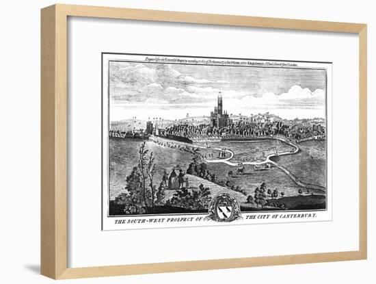 'The South-West Prospect of the City of Canterbury.', c1776-Unknown-Framed Giclee Print