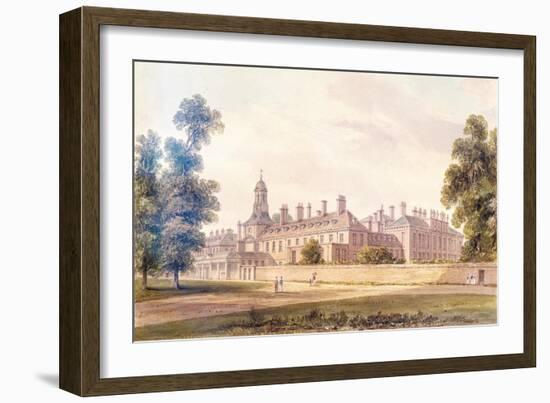 The South-West View of Kensington Palace, 1826-John Buckler-Framed Giclee Print