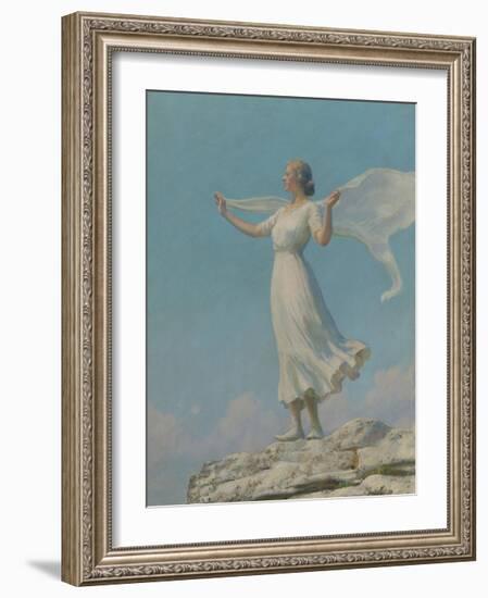 The South Wind-Charles Courtney Curran-Framed Premium Giclee Print