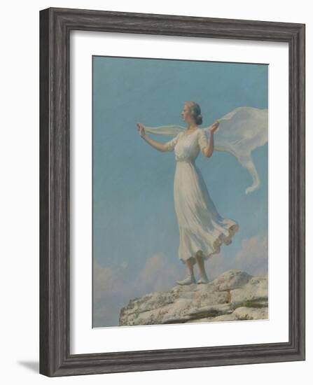 The South Wind-Charles Courtney Curran-Framed Premium Giclee Print