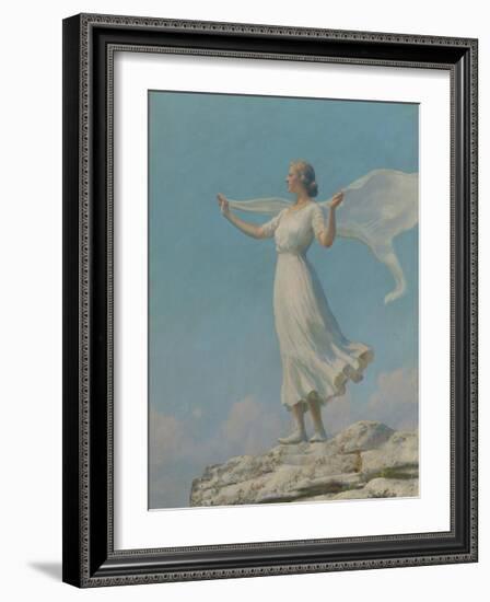 The South Wind-Charles Courtney Curran-Framed Premium Giclee Print