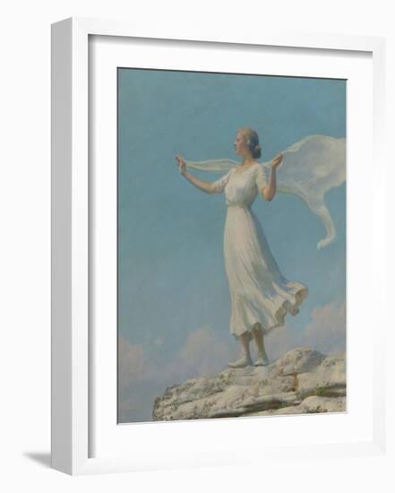 The South Wind-Charles Courtney Curran-Framed Premium Giclee Print