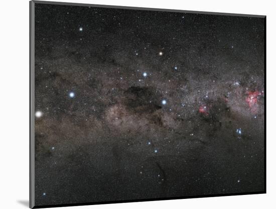 The Southern Cross and the Pointers in the Milky Way-null-Mounted Photographic Print