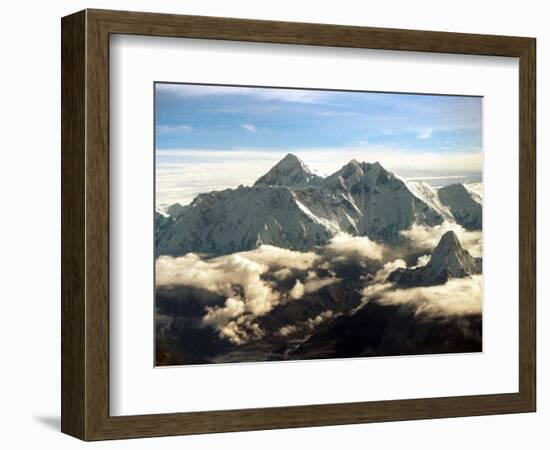 The Southern Face of Mount Everest-null-Framed Premium Photographic Print