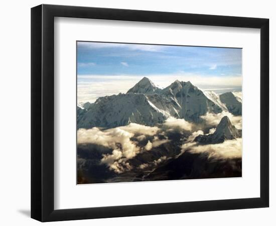 The Southern Face of Mount Everest-null-Framed Premium Photographic Print