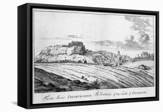 The Southside of the Castle of Edinburgh, from 'Theatrum Scotiae' by John Slezer, 1693-John Slezer-Framed Premier Image Canvas