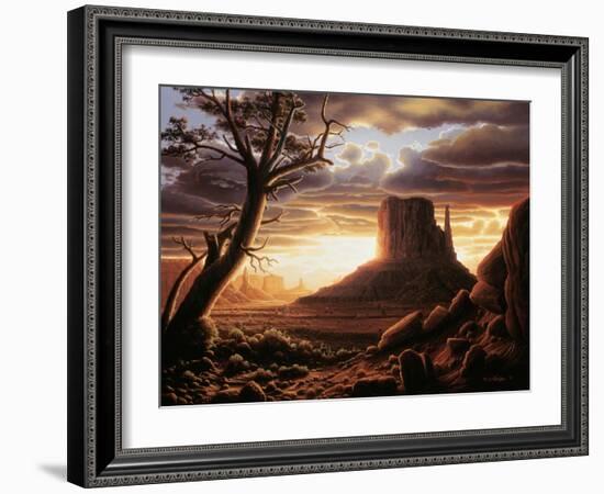 The Southwest Sun-R.W. Hedge-Framed Giclee Print