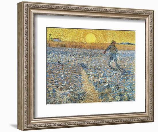 The Sower, 1888-Vincent van Gogh-Framed Giclee Print