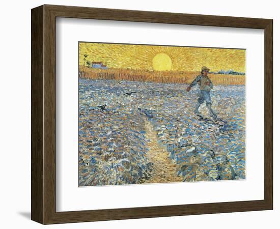 The Sower, 1888-Vincent van Gogh-Framed Giclee Print