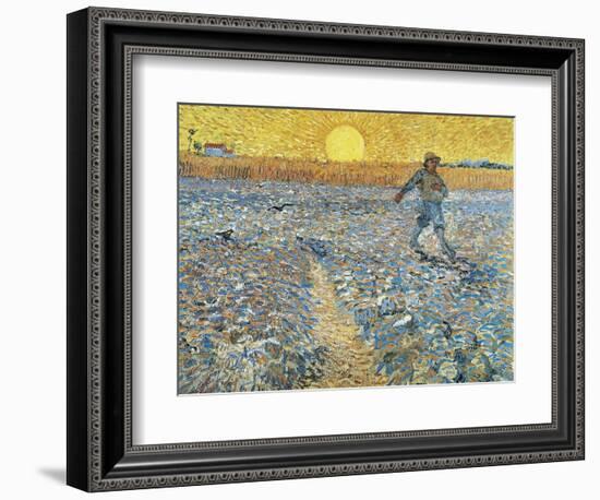 The Sower, 1888-Vincent van Gogh-Framed Giclee Print