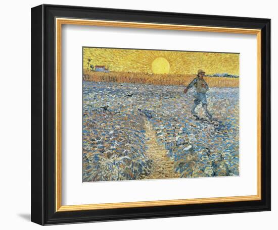 The Sower, 1888-Vincent van Gogh-Framed Giclee Print