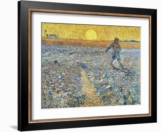 The Sower, 1888-Vincent van Gogh-Framed Giclee Print