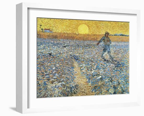 The Sower, 1888-Vincent van Gogh-Framed Giclee Print