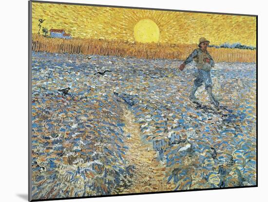 The Sower, 1888-Vincent van Gogh-Mounted Giclee Print