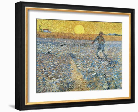 The Sower, 1888-Vincent van Gogh-Framed Giclee Print