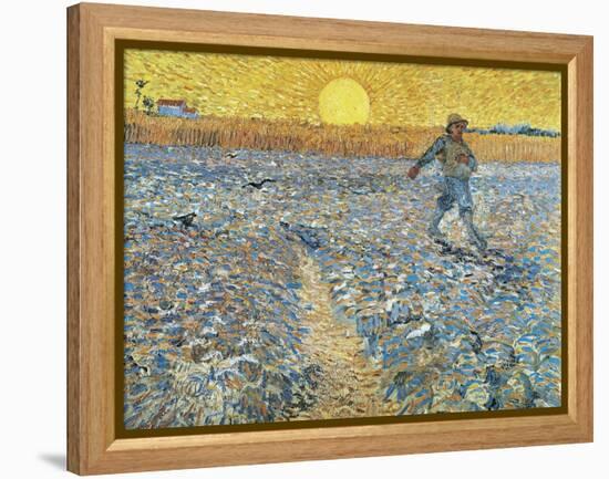 The Sower, 1888-Vincent van Gogh-Framed Premier Image Canvas