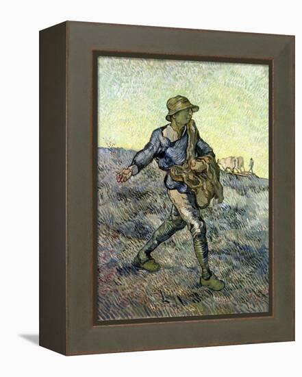 The Sower (After Millet) 1890-Vincent van Gogh-Framed Premier Image Canvas