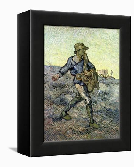 The Sower (After Millet) 1890-Vincent van Gogh-Framed Premier Image Canvas
