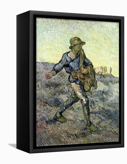 The Sower (After Millet) 1890-Vincent van Gogh-Framed Premier Image Canvas