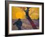 The Sower at Sunset, 1888-Vincent van Gogh-Framed Giclee Print