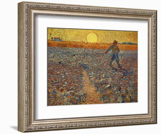 The Sower, c.1888-Vincent van Gogh-Framed Giclee Print