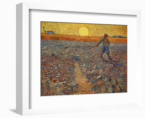 The Sower, c.1888-Vincent van Gogh-Framed Giclee Print