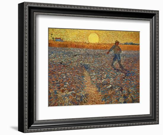 The Sower, c.1888-Vincent van Gogh-Framed Giclee Print