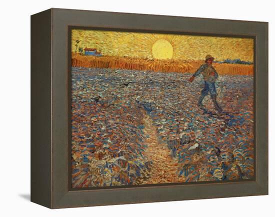 The Sower, c.1888-Vincent van Gogh-Framed Premier Image Canvas