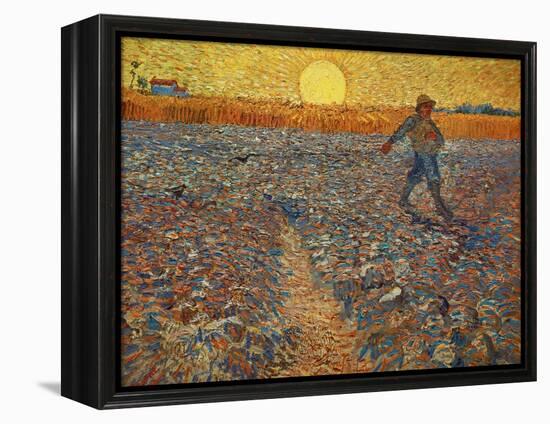 The Sower, c.1888-Vincent van Gogh-Framed Premier Image Canvas