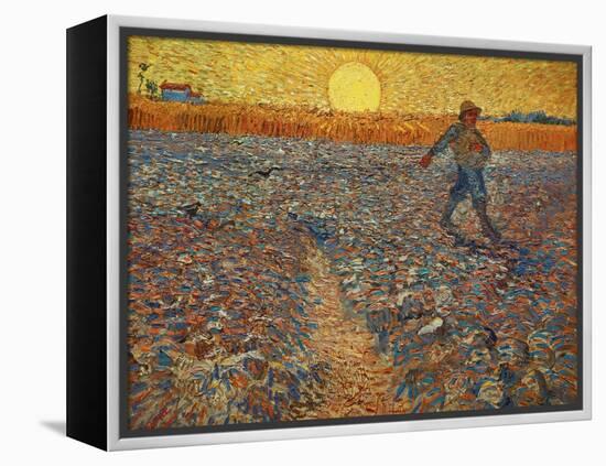 The Sower, c.1888-Vincent van Gogh-Framed Premier Image Canvas