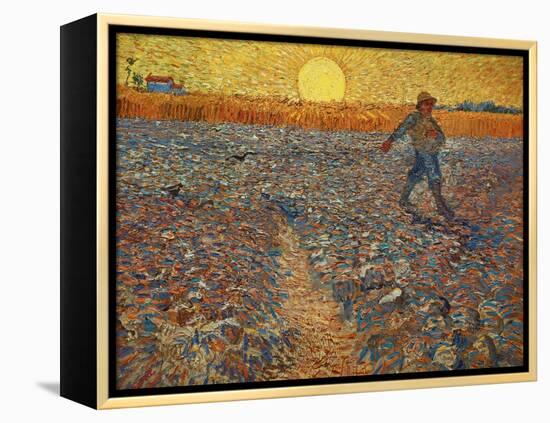 The Sower, c.1888-Vincent van Gogh-Framed Premier Image Canvas