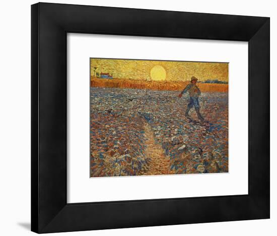 The Sower, c.1888-Vincent van Gogh-Framed Giclee Print