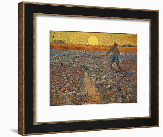 The Sower, c.1888-Vincent van Gogh-Framed Giclee Print