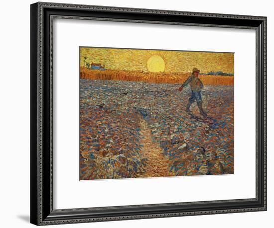 The Sower, c.1888-Vincent van Gogh-Framed Giclee Print