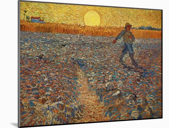 The Sower, c.1888-Vincent van Gogh-Mounted Giclee Print