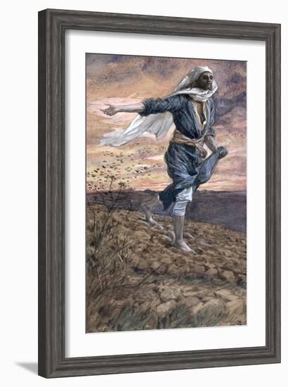 The Sower, Illustration for 'The Life of Christ', C.1886-94-James Tissot-Framed Giclee Print